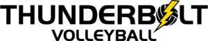 Thunderbolt Volleyball Logo