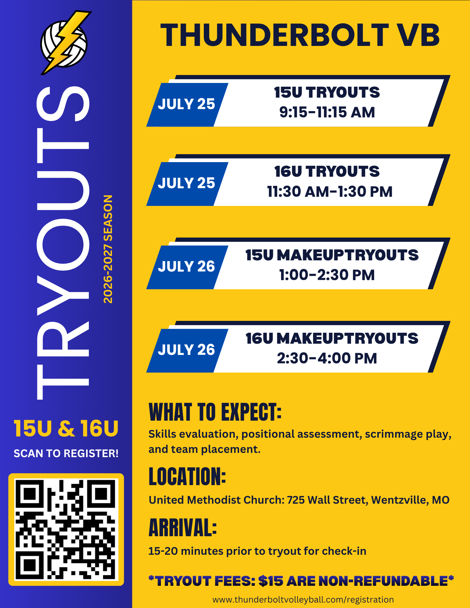 Tryouts